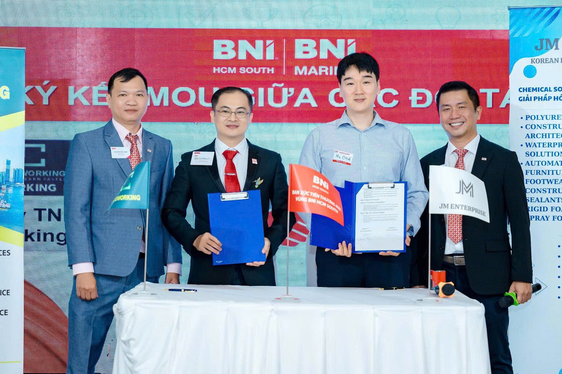 JM Enterprise Ký Kết Hợp Tác Với BNI Connect – Thúc Đẩy Tăng Trưởng và Hợp Tác Trong Ngành Xây Dựng