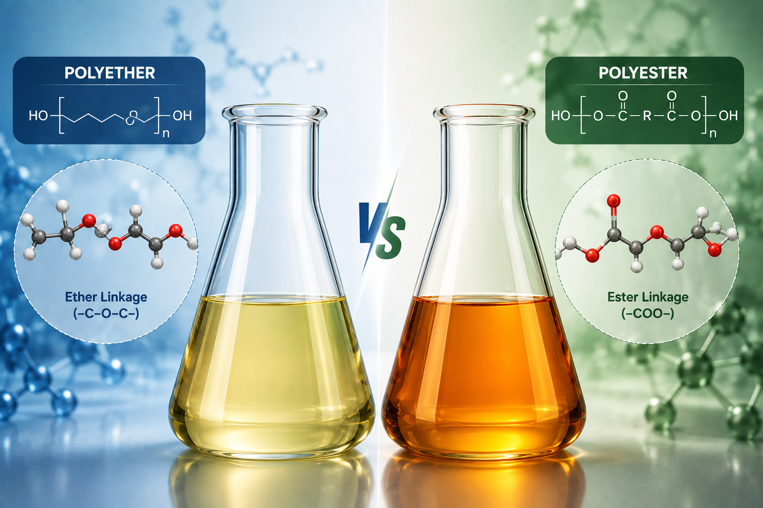 Polyether Vs. Polyester Polyol & Bí Quyết Tối Ưu Công Thức Foam PU